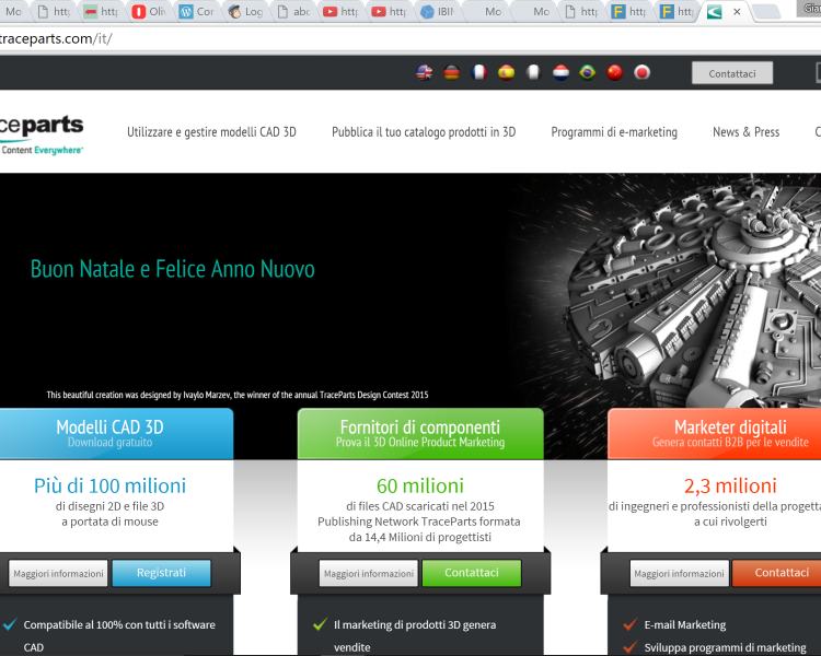 piattaforma traceparts 3d